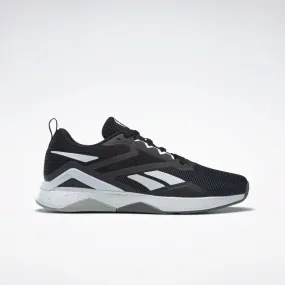 Reebok Mens Nanoflex TR V2 - Black/White/Grey