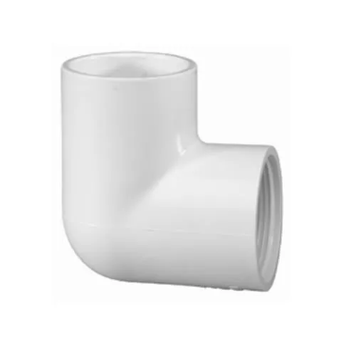 Schedule 40 PVC 90° Slip Elbow - Slip x FPT