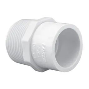 Schedule 40 PVC Reducing Male Adapter - MPT x Slip