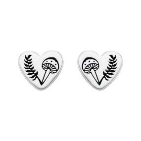 WILD HEART - Sterling Silver Studs