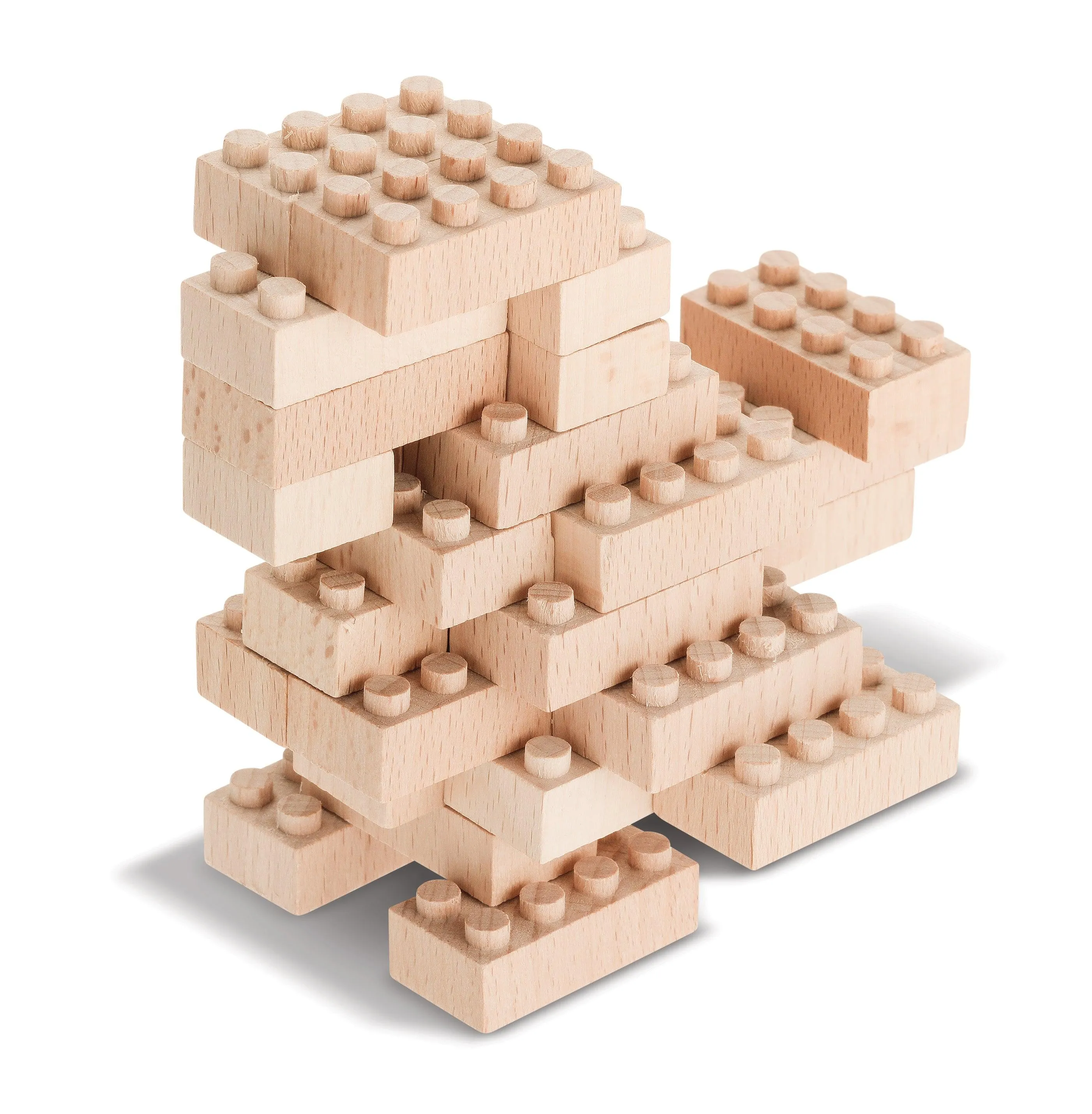 Wood Bricks 3 in 1 Builds - Exotic Birds